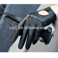 women open lacy leather driving gloves for export